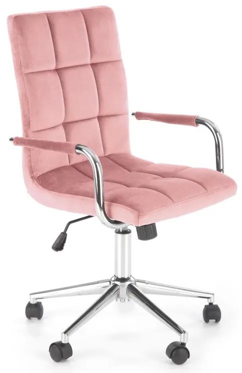 Krzesło biurowe VANI różowe