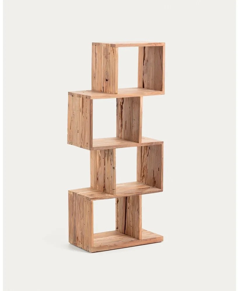 Regał z litego drewna tekowego w naturalnym kolorze 55x132x30 cm Aroba – Kave Home