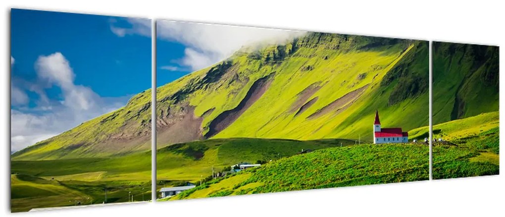 Obraz górskiego krajobrazu (170x50 cm)