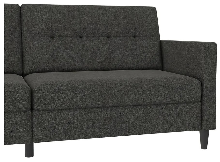 Szara rozkładana sofa 82 cm Hartford – Støraa