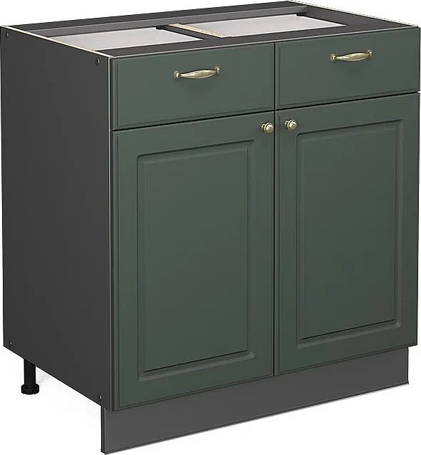 Szafka dolna do kuchni green gold country 80x51.6x82 fame-line