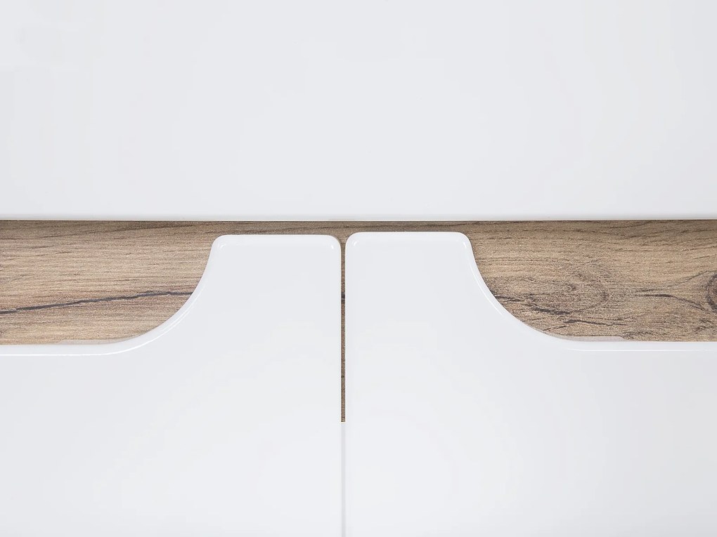 Stojąca szafka pod umywalkę wpuszczaną 80 cm, Bali 821, biała
