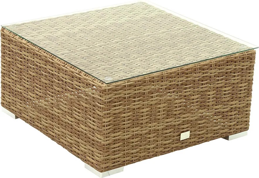 Zestaw rattanowy MALIBU dla 5 osób (beżowo-brązowy)