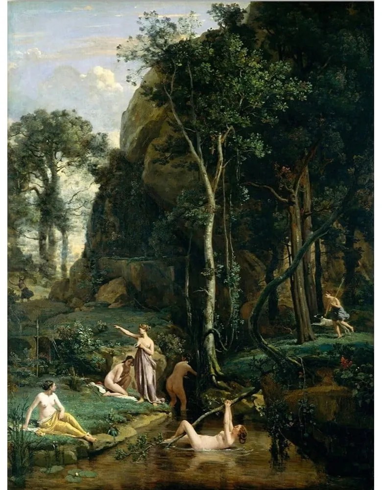 Obraz – reprodukcja 70x100 cm Camille Corot – Wallity