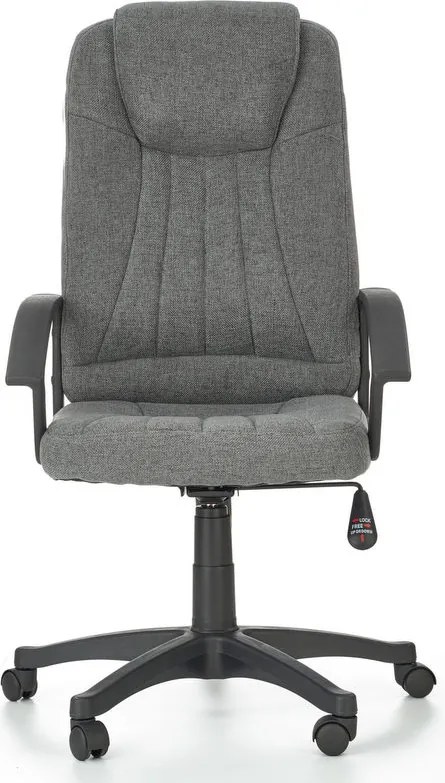 Szare krzesło biurowe Rino