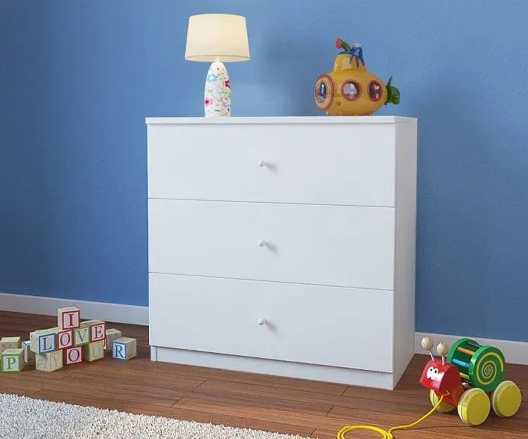 Komoda dla dziecka z trzema szufladami G3-A45