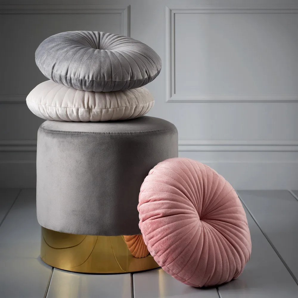 Aksamitna poduszka dekoracyjna ø 40 cm Round Soft Touch – Catherine Lansfield