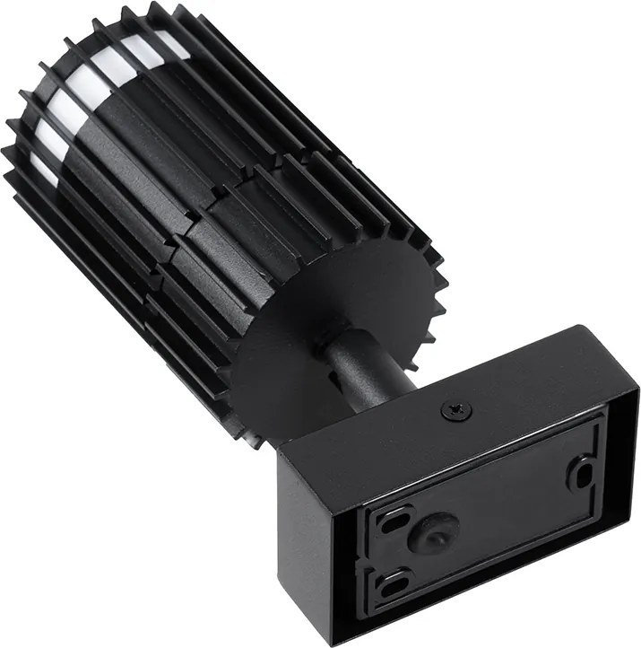 Designerski zewnętrzny reflektor sufitowy czarny IP44 - Boris