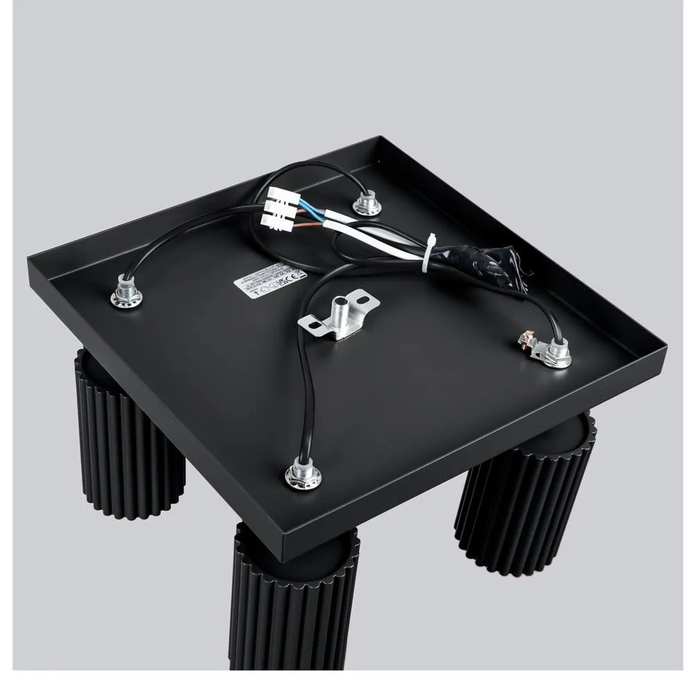 Czarna metalowa lampa punktowa ø 6,5 cm Gleam – Sollux