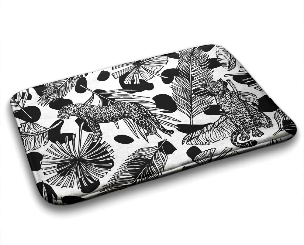 Dywanik łazienkowy Dywanik łazienkowy Lampart Sawanna