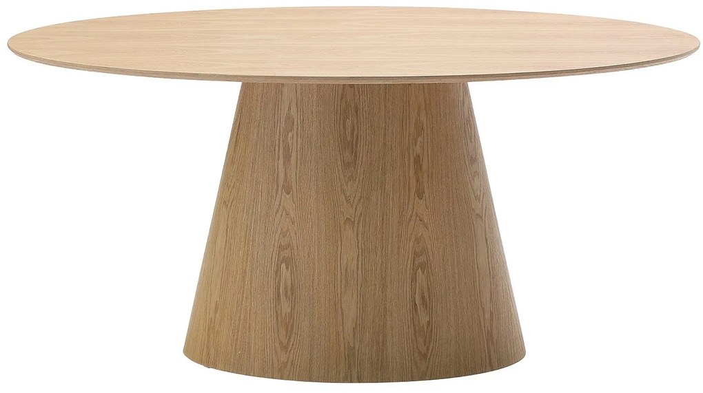 Stół do jadalni dla 6 osób z MDF - Naturalny jasny - ANTELADA