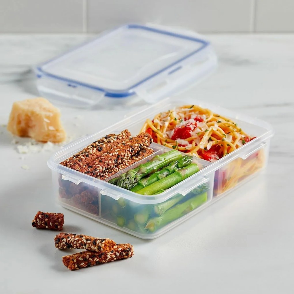 LOCKnLOCK Pojemnik na żywność z przegródkami, 800ml