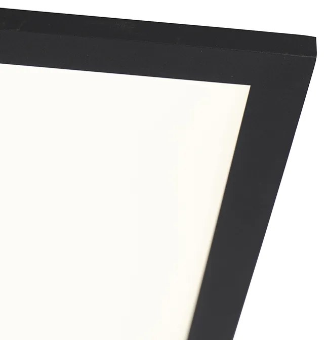Nowoczesna lampa sufitowa czarna 120 cm z wbudowanym LED z regulacją barwy - Liv Nowoczesny Oswietlenie wewnetrzne