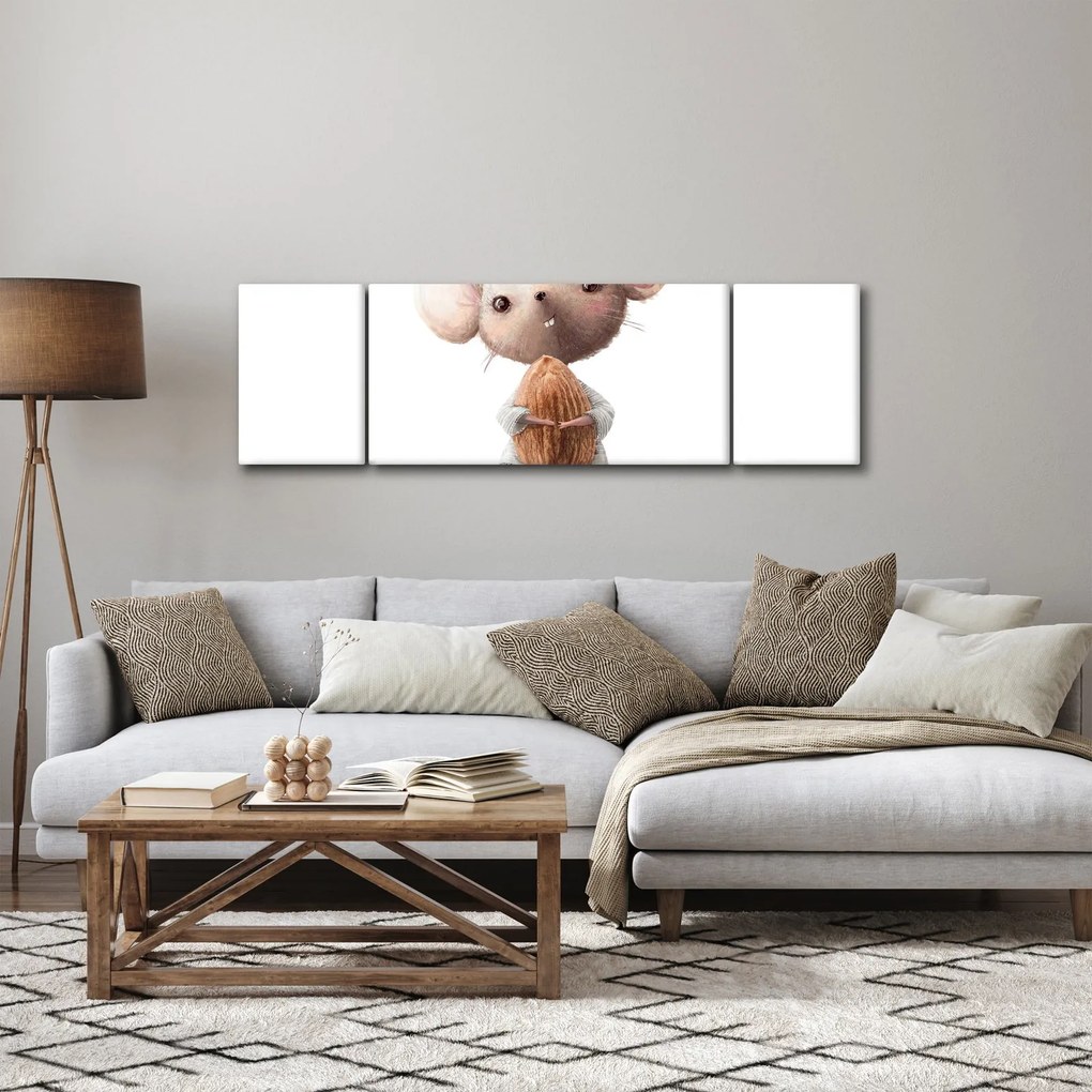 Obraz - Zwierzątko akwarelowe N⁰2 (170x50 cm)
