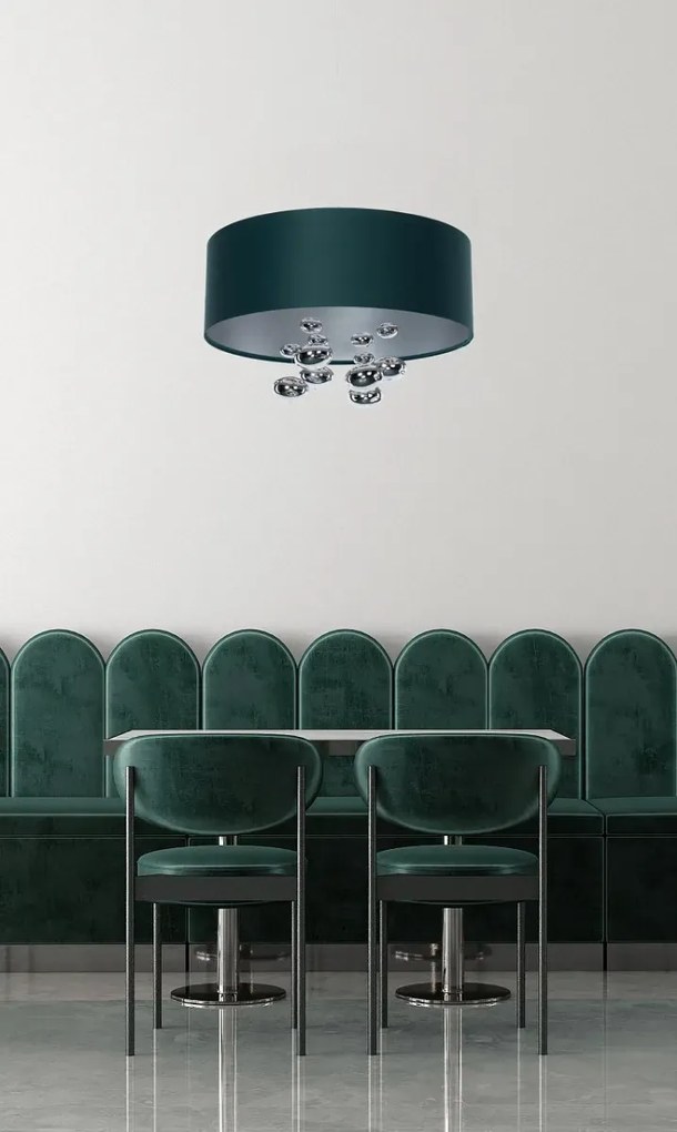 Lampa wisząca BUBBLE LIGHT 60cm zielona BPS KONCEPT
