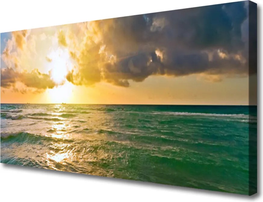 Obraz canvas Wieczorny Horyzont nad Wodą