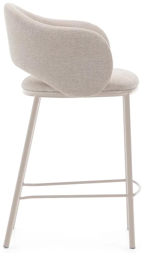 Kremowy hoker (wysokość siedziska 65 cm) Maina – Kave Home