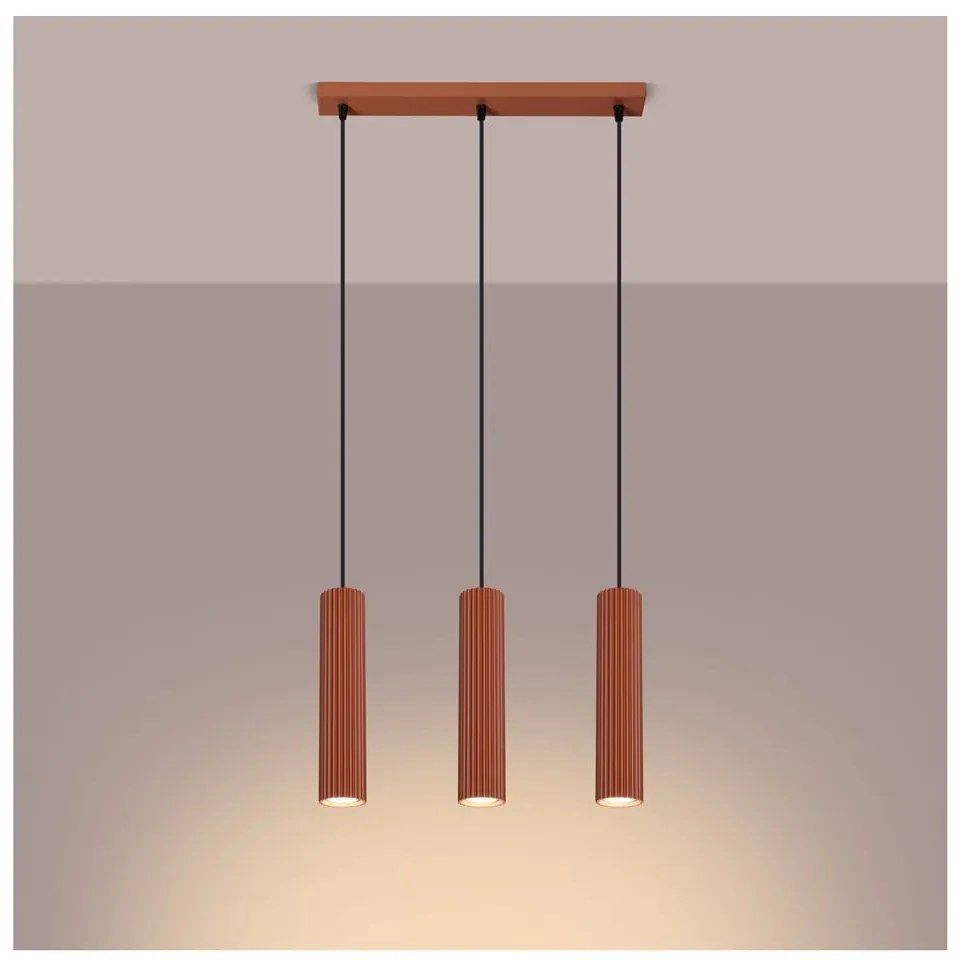 Ceglasta lampa wisząca Gleam – Sollux