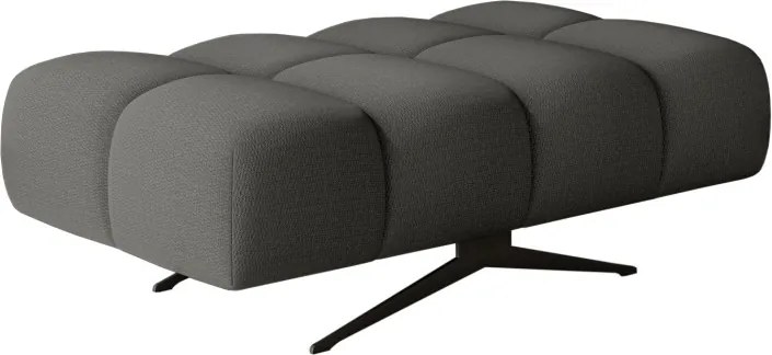 Nowoczesna pufa PRADO Soft Lux w tkaninie CURIO 93 WERSAL