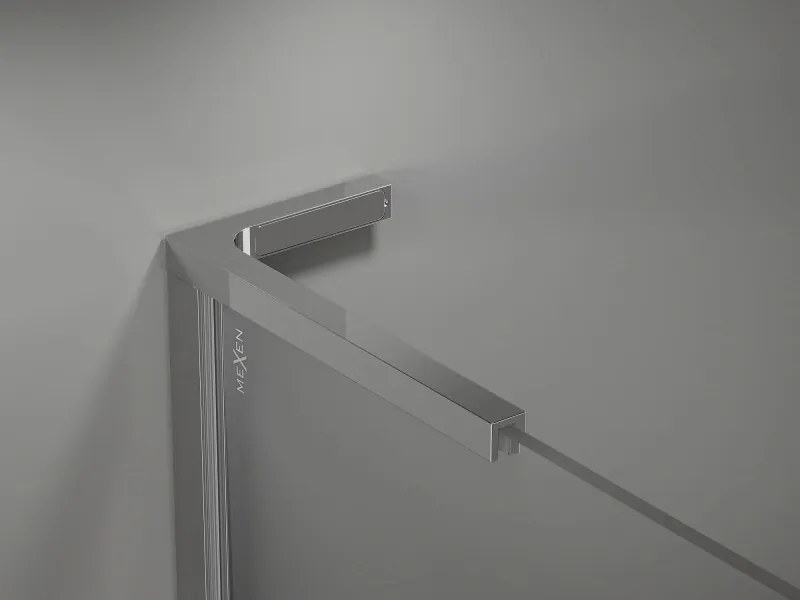 Mexen Kioto-X L ścianka prysznicowa Walk-in 70 x 200 cm, transparent 10 mm, chrom - 800-070-107-01-00-X
