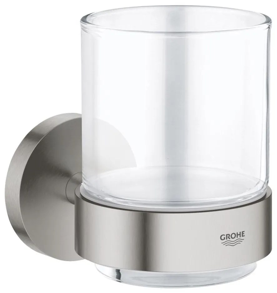 GROHE 41194DC0 - Szklanka z uchwytem START, stal nierdzewna