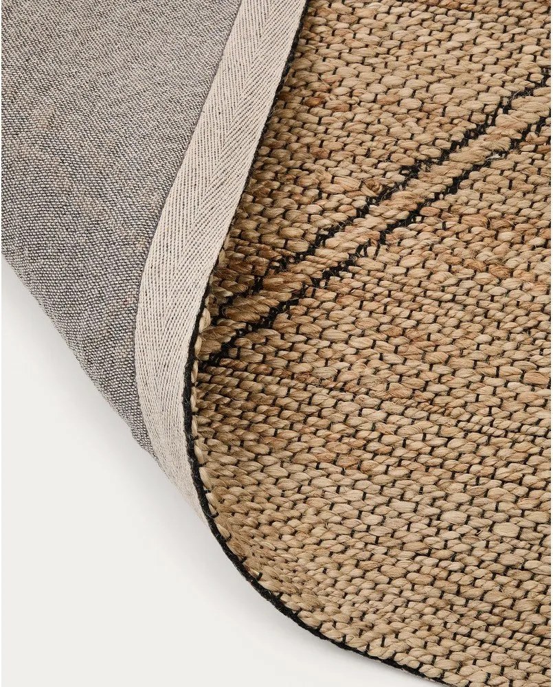 Dywan z juty tkany ręcznie w naturalnym kolorze 200x300 cm Vallalta – Kave Home