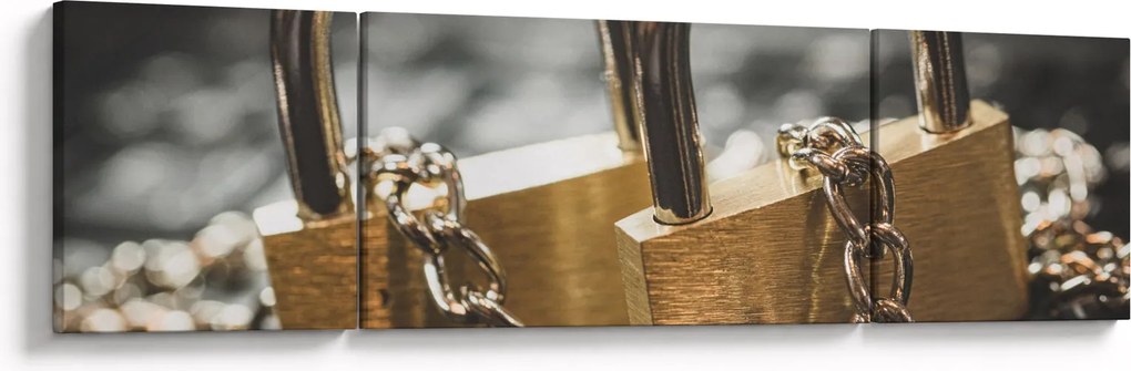 Obraz dwóch zamków (170x50 cm)