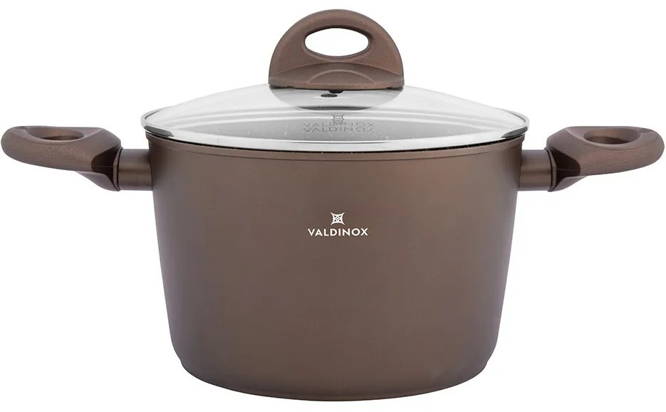 Valdinox Aurum Garnek z powłoką nieprzywierającą i pokrywką, 20 cm, 3,2 l