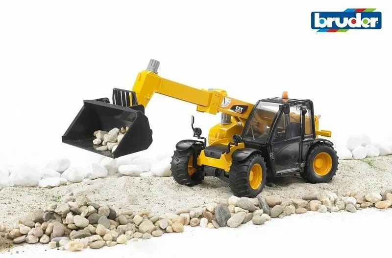 Bruder 02141 Ładowarka gąsienicowa CAT zwysięgnikiem teleskopowym, 1:16