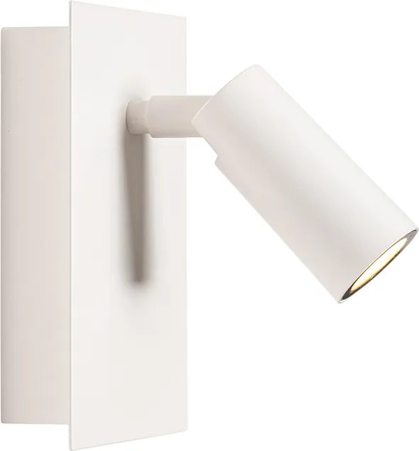 Nowoczesna lampa ścienna zewnętrzna biała z LED IP54 - Simon