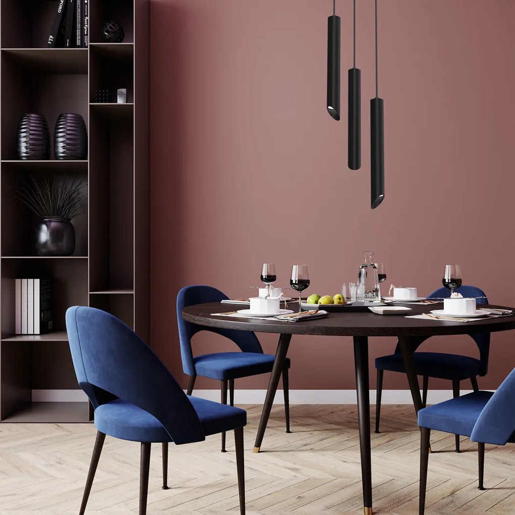 Lampa wisząca CORTE 3xGU10, na kole