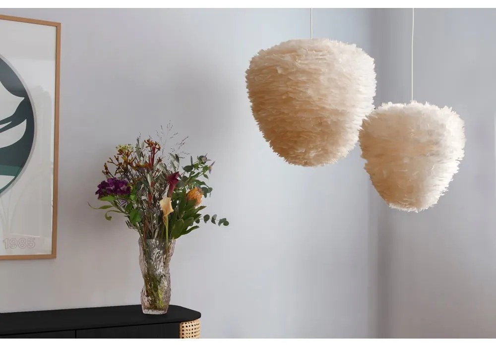 Jasnobrązowy abażur ø 55 cm Eos Evia Large – UMAGE