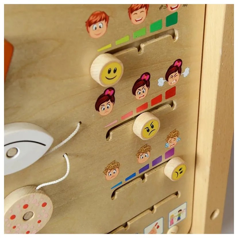Masterkidz tablica edukacyjna jak się czujesz? nauka emocji montessori