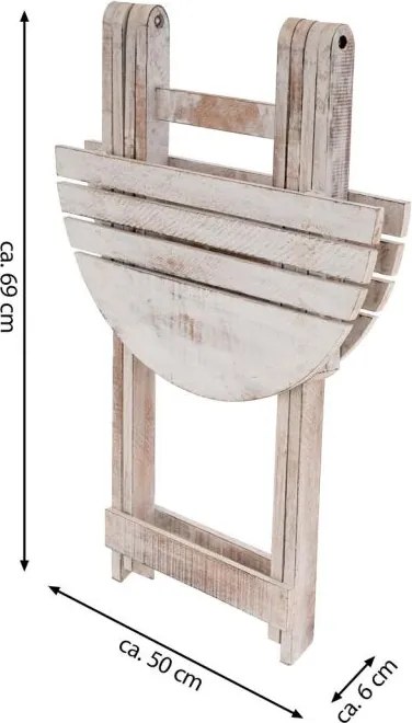 DIVERO - stół rozkładany, opalany