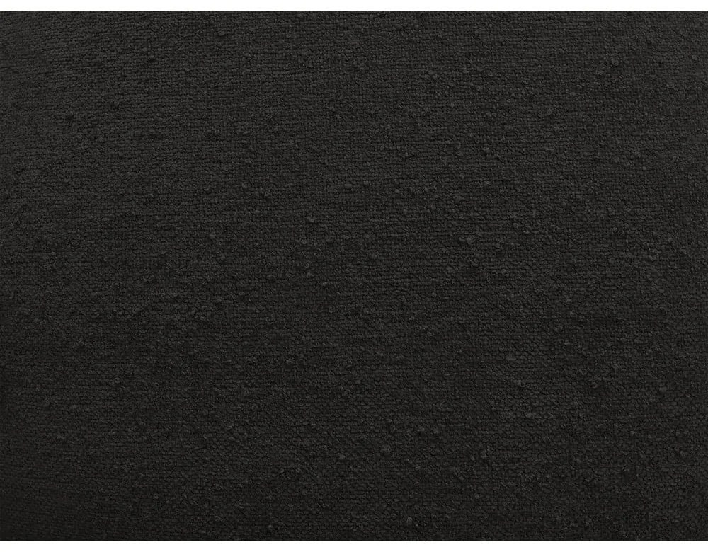 Czarna sofa z tkaniny szenilowej 175 cm Elisa – Bobochic Paris