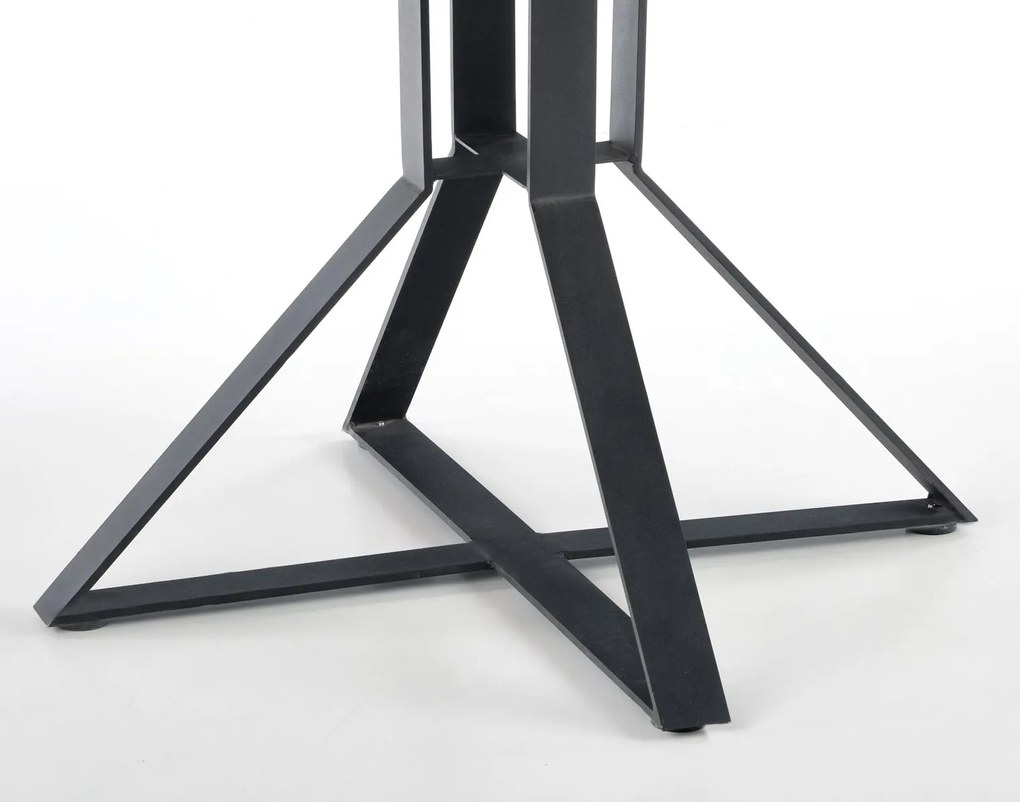 Okrągły stół rozkładany w stylu industrialnym Mercy