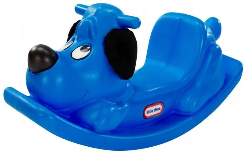 Little tikes piesek na biegunach niebieski bujak