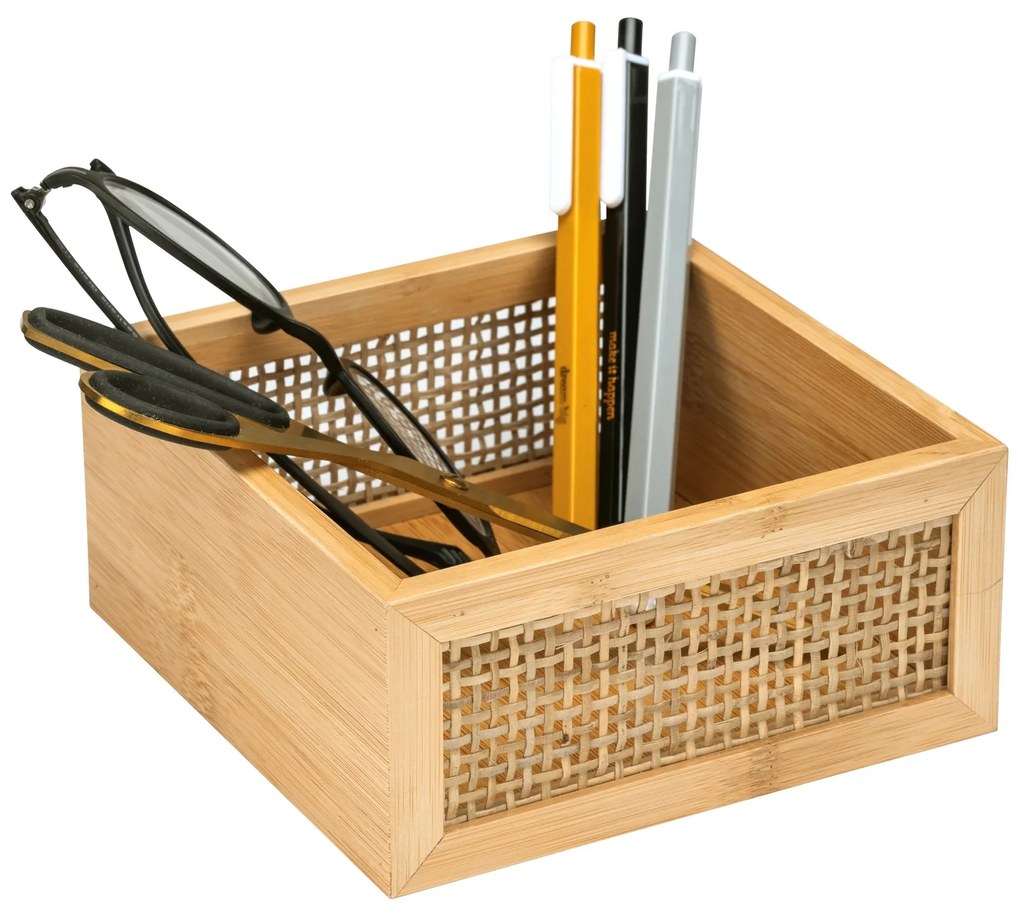 Taca na kosmetki ALLEGRE BAMBOO, 15 x 7 x 15 cm, WENKO