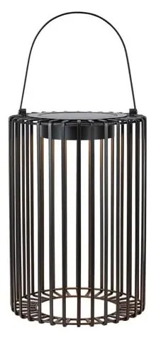 Czarny zewnętrzny lampion solarny LED na USB (wysokość 54 cm) Cavia – Markslöjd