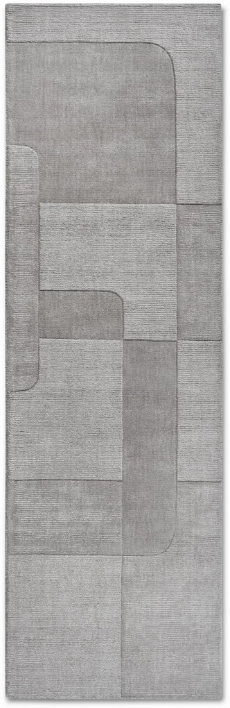 Dywan wełniany Villeroy &amp; Boch Charlotte szary 80 cm x 250 cm