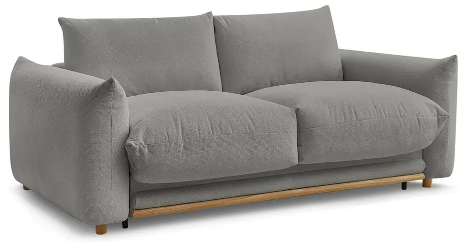 Szara rozkładana sofa 214 cm Ernest – Bobochic Paris
