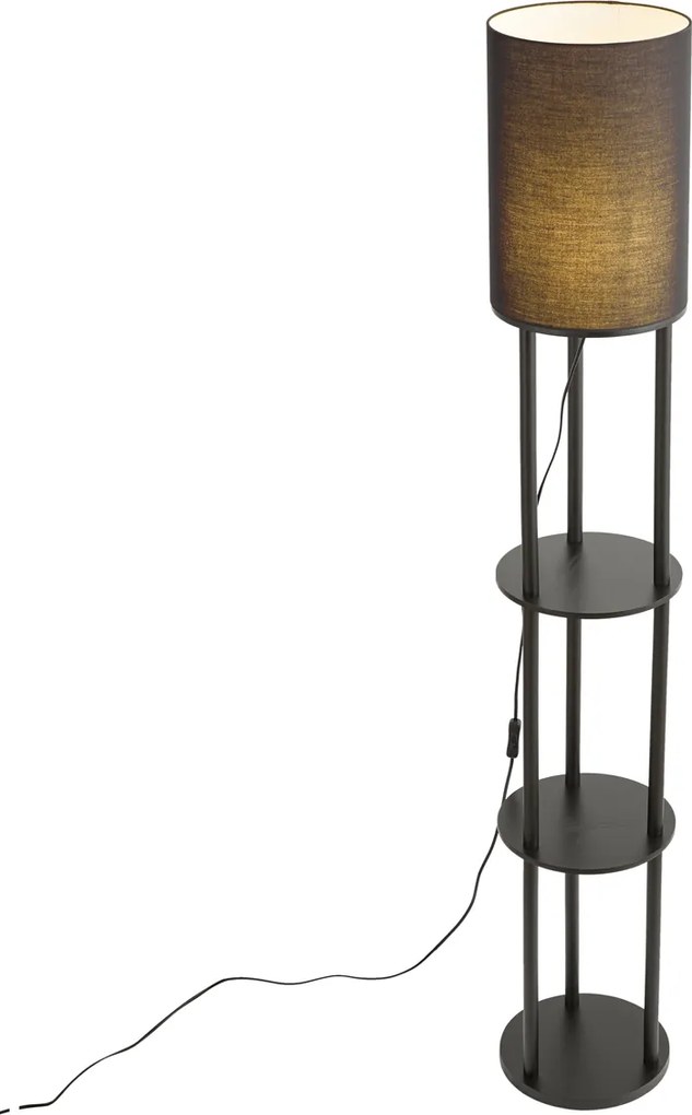 Inteligentna lampa podłogowa czarna z WiFi A60 - Stojon