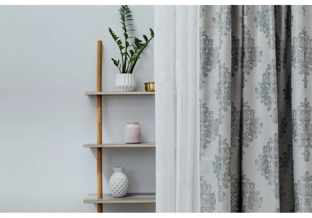 Beżowa firanka 140x260 cm Cybele – Mendola Fabrics