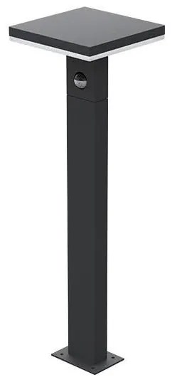 Lampa zewnętrzna LED z czujnikiem BARI LED/10W/230V 4000K 60 cm IP54 antracyt