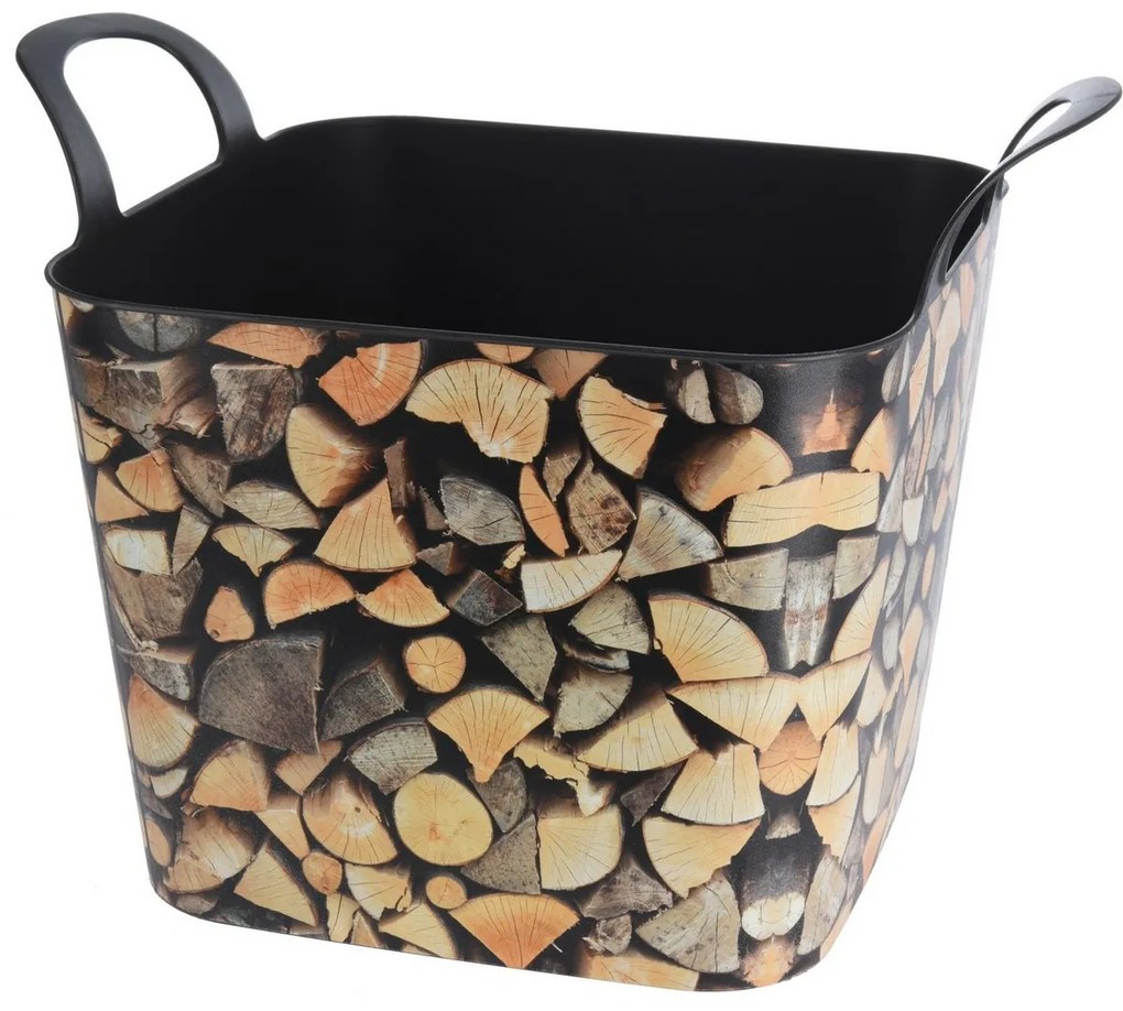 Uniwersalny kosz flexi Wood 36 l, 39 x 39 x 30 cm
