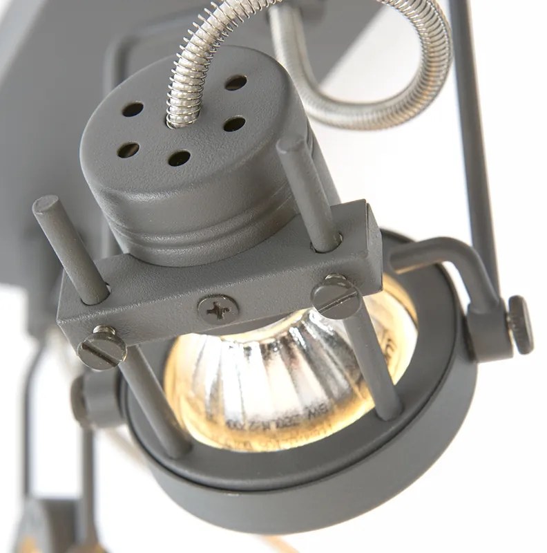 Reflektor przemysłowy antracytowy 3-punktowy obrotowy i uchylny - Suplux