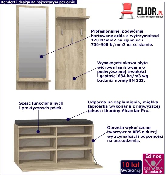 Elegancka garderoba C9-T62