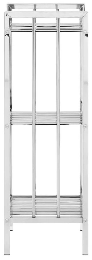 Regał łazienkowy w kolorze srebra 33x73 cm – Premier Housewares