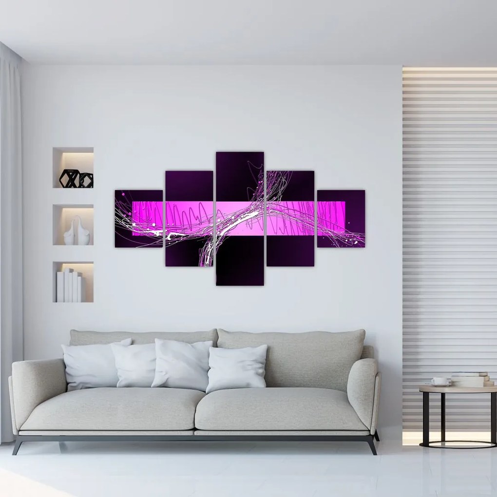 Abstrakcyjny obraz (125x70 cm)