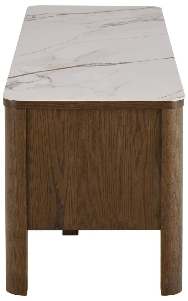 Brązowa szafka pod TV w dekorze dębu 120x45x40 cm Southampton – Actona